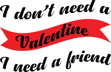 Valentine's day creative and unique typography vector