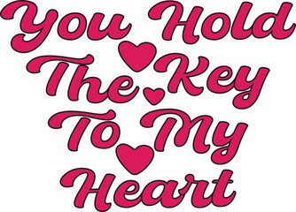 Valentine's day creative and unique typography vector