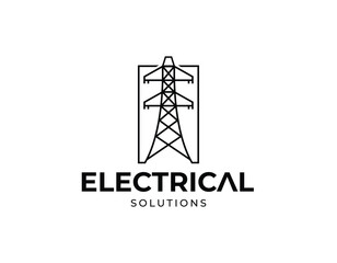 Simple Electrical Installation Logo design Template