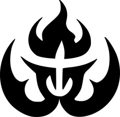 black fire icon