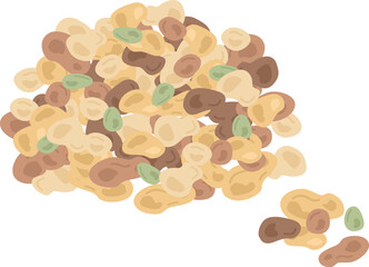 グラノーラののイラスト