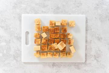 Christmas Eggnog fudge