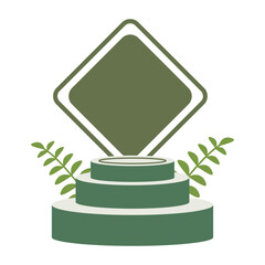 Product Podium Stage Illustration