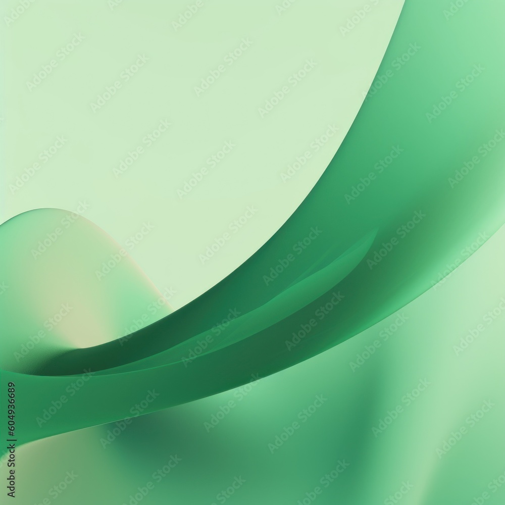Aufkleber a close up of a green abstract background. generative ai image.