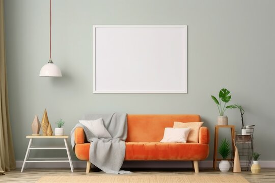 Elevating Spaces: Mockup Canvas Painting Pictures in Room Settings