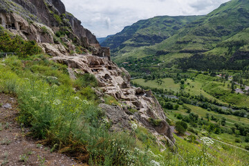 Naklejka premium Vardzia&nbsp;is a cave monastery site in southern Georgia. 