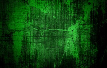 A dark and textured pattern of old, dirt-covered green backgrounds with an abstract effect.