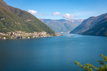 Obraz premium Scenic view of southwestern branch of Lake Como, Italy