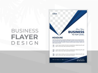 Creative Business Flyer Design with. Flayer Design For Advertisement, Promotion, Business. Flayer For Corporate. Printable & Editable For All User. 