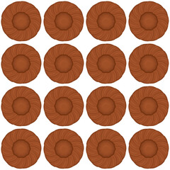 Pattern homemade cookie different taste in pastry biscuit