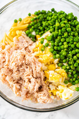 Macaroni Salad with Chicken