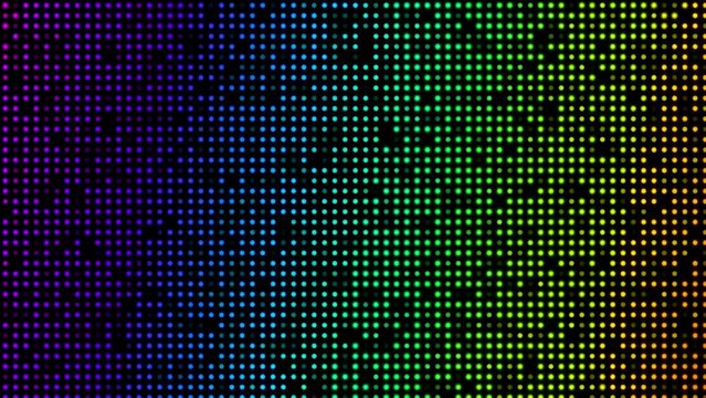 Rainbow flashing lights seamless 5 seconds background set