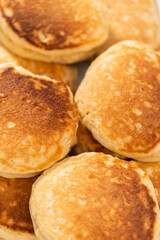 Eggnog pancakes