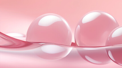 Abstract light pink background, with beautiful lighting spots and reflections.