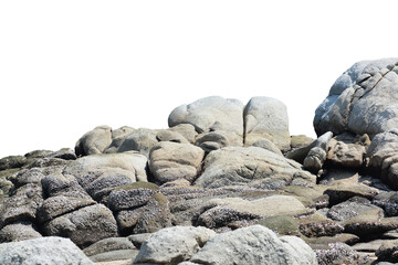 Fototapeta na wymiar rock isolated transparency background.