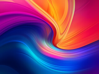 Stylish bright wavy gradient eye-catching