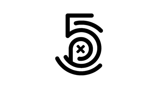500 px logo icon background animation