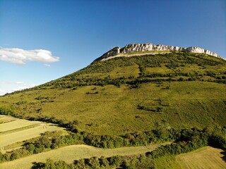 Mowing meadows in northern Spain