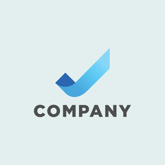 Illustration vector graphic of check mark icon or logo design template