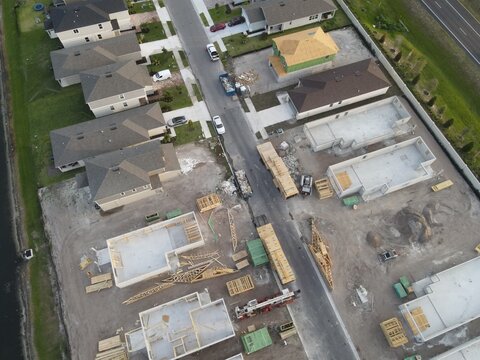 rapid South Florida development aerial