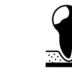 tooth pathology concept vector icon design, odontology symbol, oral medicine sign, Dental instrument stock illustration 