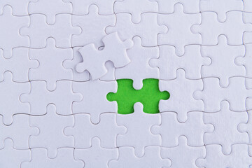 The last piece of jigsaw puzzle