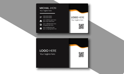 Corporate  Modern business card .