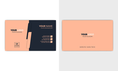 Clean Corporate Business Card Layout.