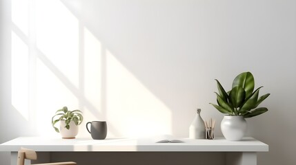 Naklejka na ściany i meble modern interior design. Generative AI