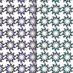 Fotobehang Big collection of memphis seamless vector patterns. Fashion design 80-90s. Geometric floral set of seamless patterns. Gold and white vector backgrounds. © MDNURUL