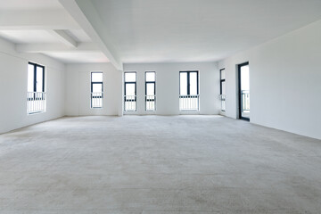 Empty office space in modern building
