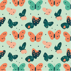 cute simple butterfly pattern, cartoon, minimal, decorate blankets, carpets, for kids, theme print design
