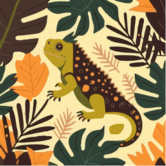 cute simple iguana pattern, cartoon, minimal, decorate blankets, carpets, for kids, theme print design
