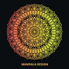 Colorful Serenity: Harmonizing Colors in Mandala Design