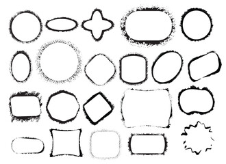 spray paint stencils paint frames.