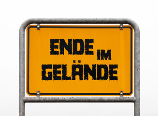 Ende im Gelände