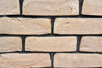 The texture of the sand brick wall, masonry of bricks