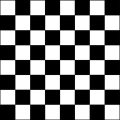 Professional Black and white print ready chess board vector illustration. Without boarder without extra colour. Seamless Chess board block pattern. Print ready Checker pattern.