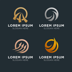 Business and finance logo design vector template