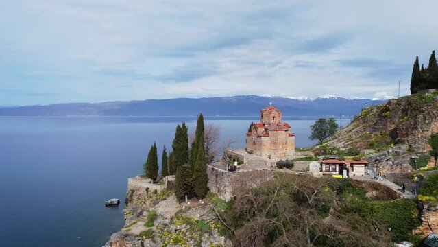 Ohrid Lake  With Coast Line