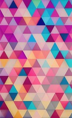 Pastel colored triangular geometric shapes background.