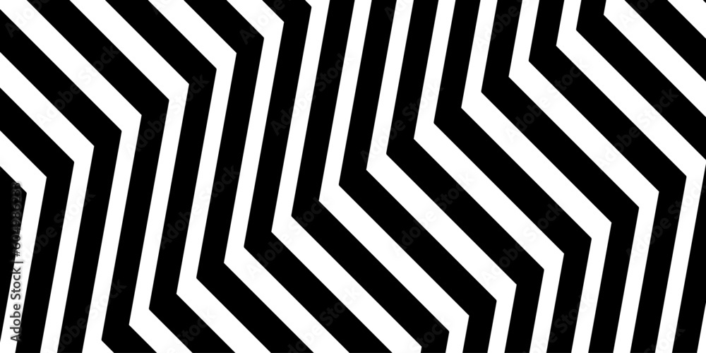 Poster black and white zig zag lines. modern abstract digital geometric pattern background. vector eps 10