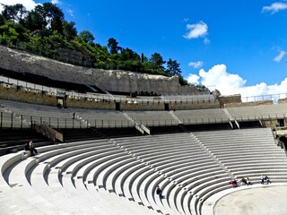 Orange, May 2023 : Visit the beautiful city of Orangeen Provence - Historical city with its arena...