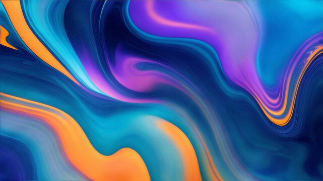 Abstract marbel fluid background, generative ai