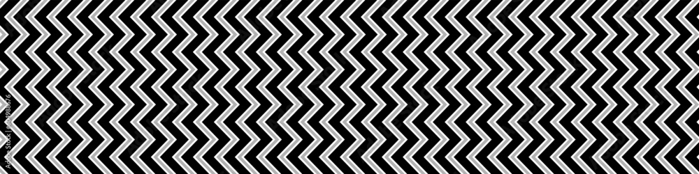 Poster black and white zig zag lines. modern abstract digital geometric pattern background. vector eps 10