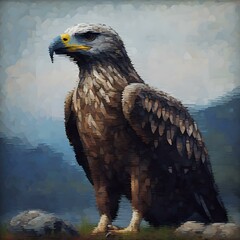 "portrait of a eagle"Ai