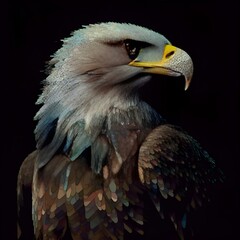 "portrait of a eagle"Ai