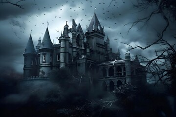 "castle in the forest"ai