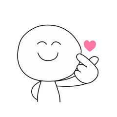 Cartoon face. Expressive eyes and mouth, smiling, crying and surprised facial expressions of the characters. Caricature comic emotion or doodle emoticon. Isolated vector illustration icons set