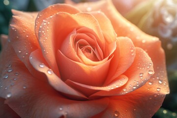 A close up of a rose
